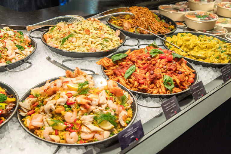 Kulinarisches Angebot Seafood meets Asia